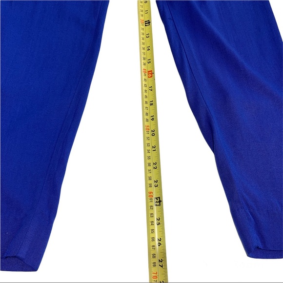 H&M Royal Blue Soft Comfy Lightweight Work Pants Size 6 - Picture 9 of 14